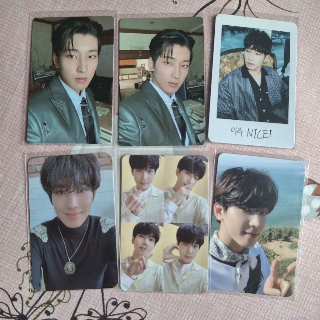 [BACA DESKRIPSI] Photocard PC Seventeen Wonwoo Henggarae Grid Dul Attacca Op3 Aju Nice Polaroid Lama
