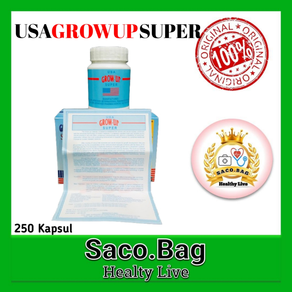 Original Usa Grow Up Super Penambah Tinggi Badan | Grow Up USA