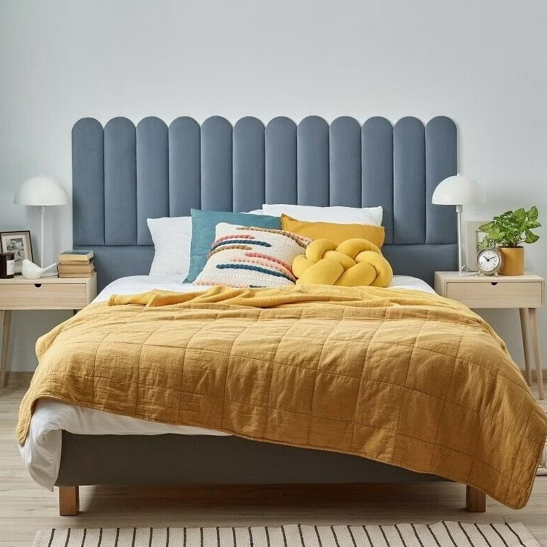 Headboard - sandaran kasur - hiasan dinding wallpanel foam stiker lebar 10 cm