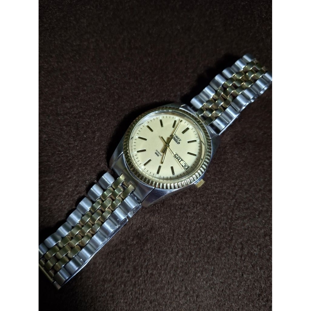 Jam Tangan Timex President Indiglo Quartz || Jam Tangan Vintage || Jam Vintage