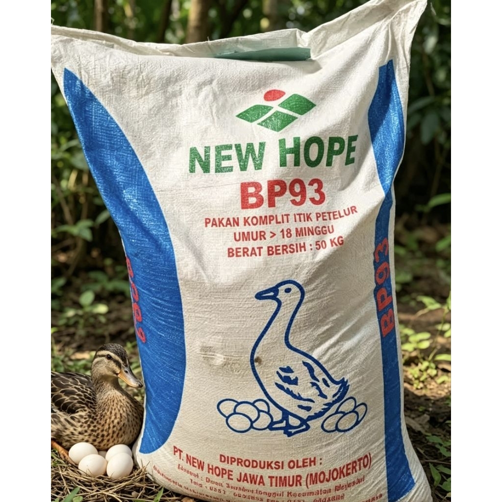 New hope bp93 pakan angsa bebek mentok pellet petelur