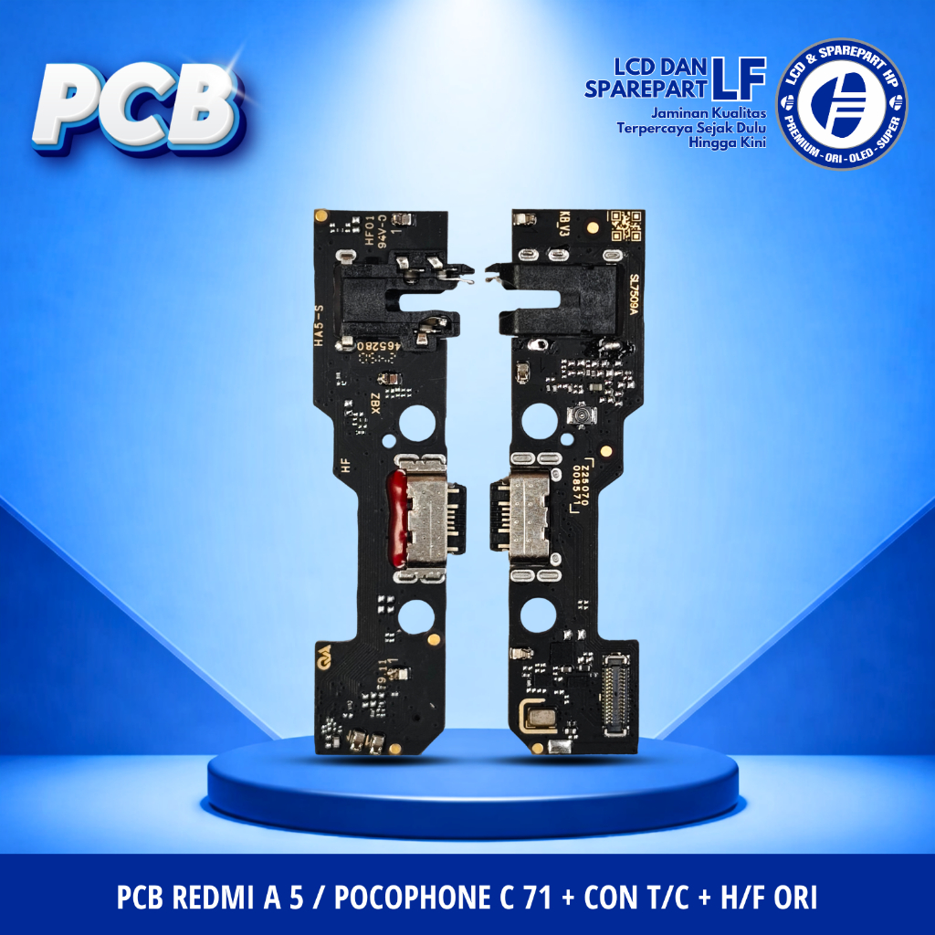 PCB CHARGER XIAOMI REDMI A5 - POCOPHONE C71 + CON TC + HF ORI