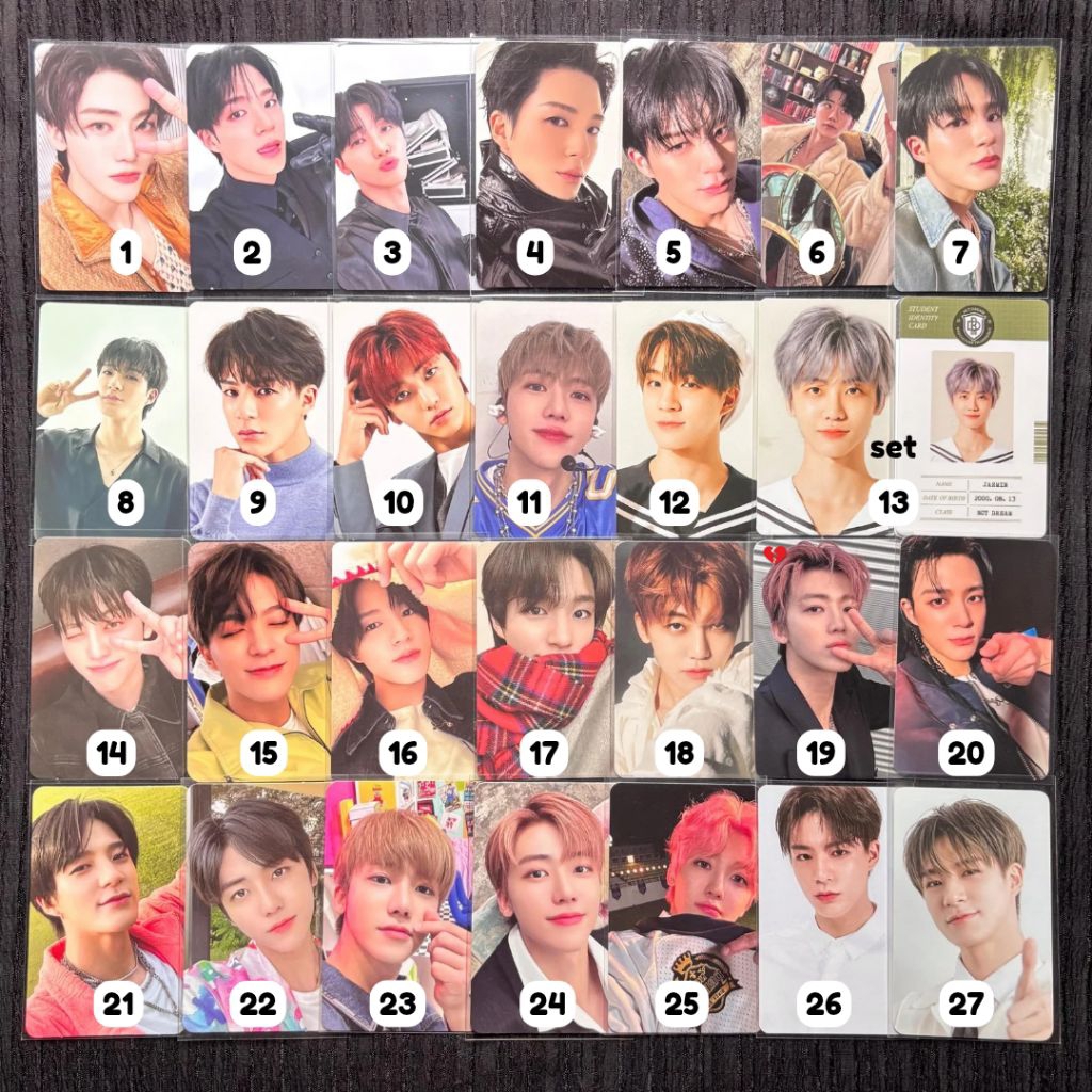 Jeno Jaemin PC Album LD POB FS VCE YGM Smoothie Dreamscape Golden Age Fortune TDS Both Sides JNJM He