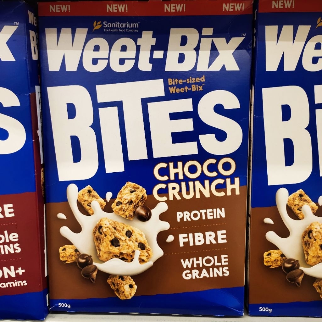 Weet-Bix Bites Choco Crunch 500gr sereal utuh rasa coklat import dari Australia