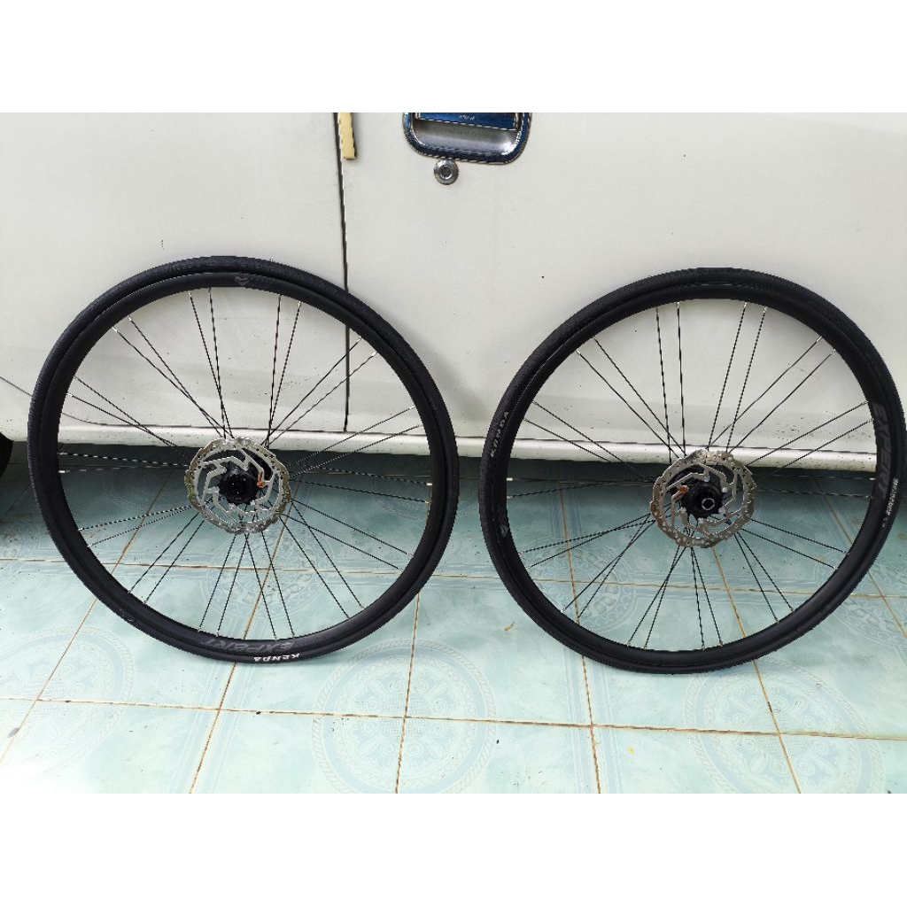 wheelset disc brake roadbike & gravel expert by alex rims copotan merida TA 12x100 &12x142 700c