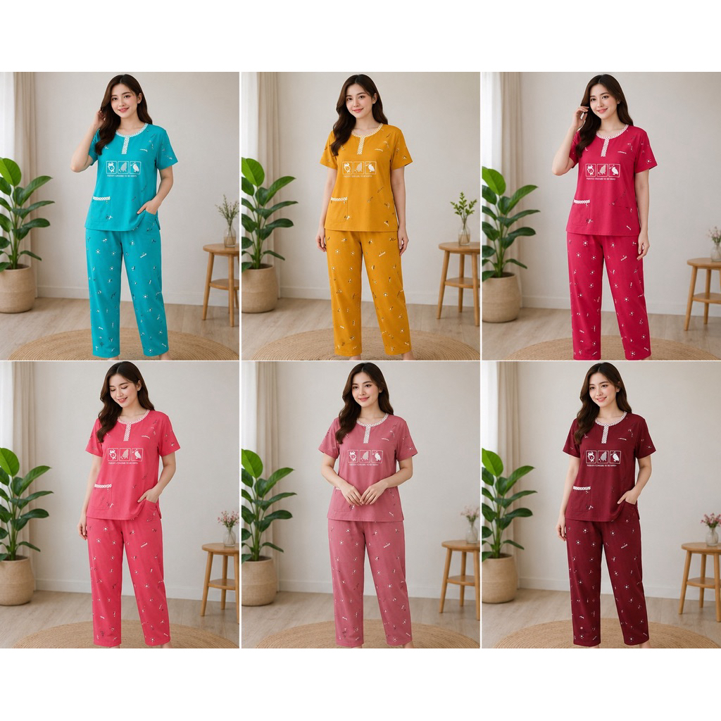 BAJU TIDUR CP DEWASA / BAJU TIDUR CELANA PANJANG / BAJU TIDUR MURAH / BAJU TIDUR KAOS / BAJU TIDUR B