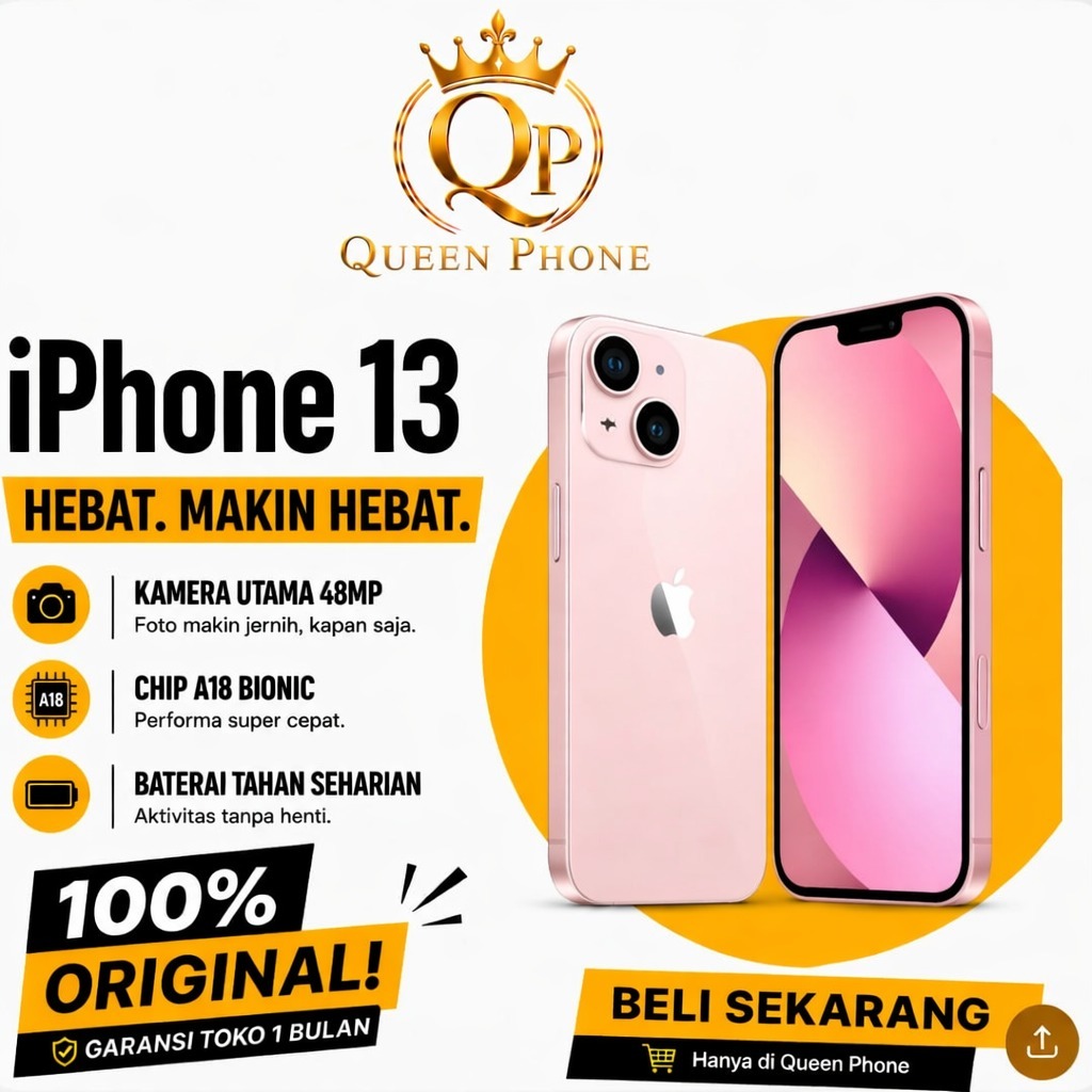 IP 13 128GB/256GB SECOND LIKE NEW FULLSET NO MINUS