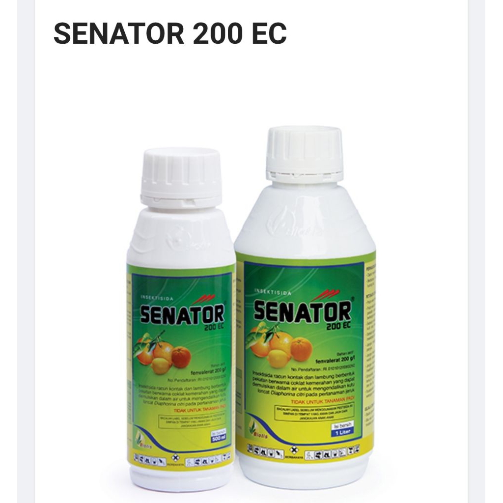Insektisida SENATOR 200 EC 500ml Bahan aktif : fenvalerat 200 g/l