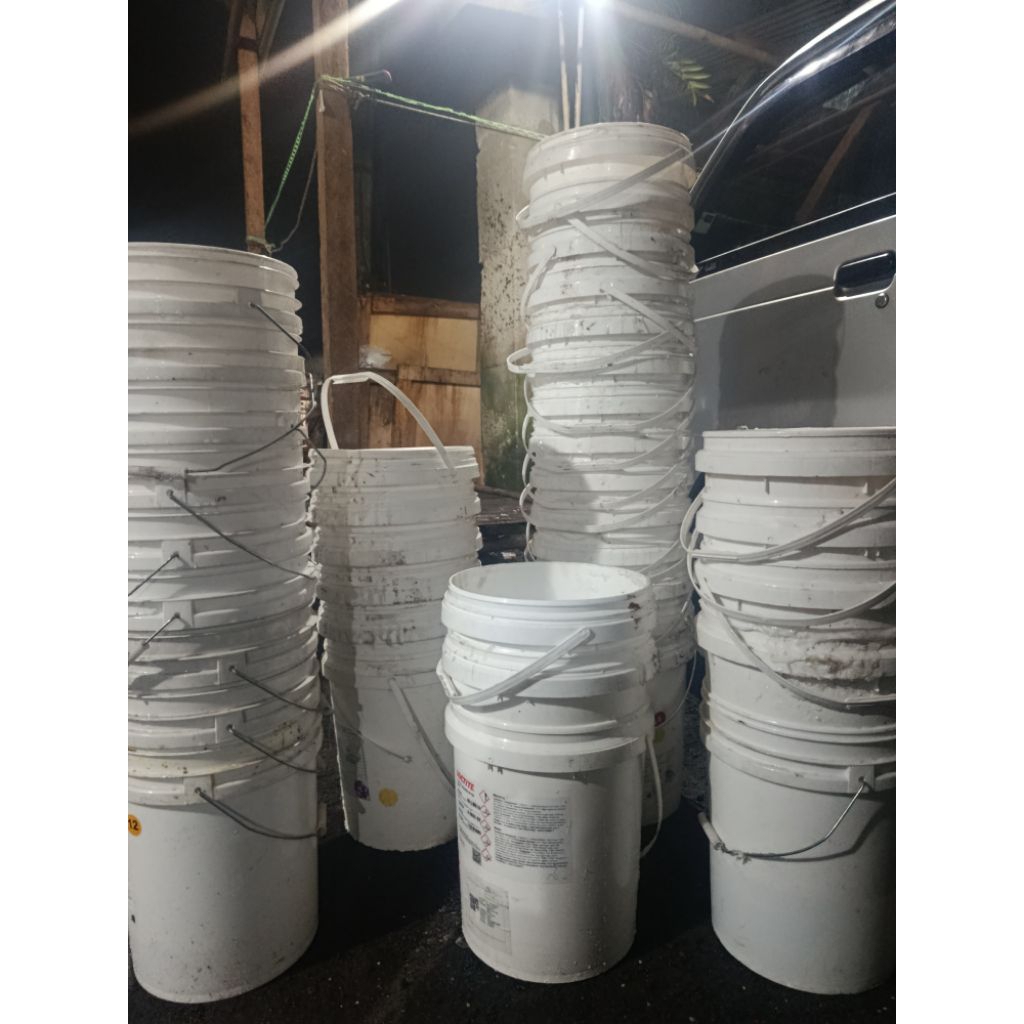PROMO EMBER KOTOR BEKAS CAT/LATEK—PAKET 5 PCS UKURAN 25KG