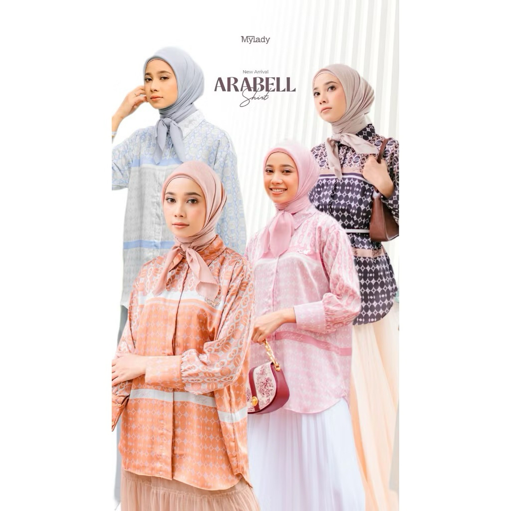 [BACA DESKRIPSI] MYLADY HIJAB ARABELL SHIRT II preloved blouse kemeja rose pink