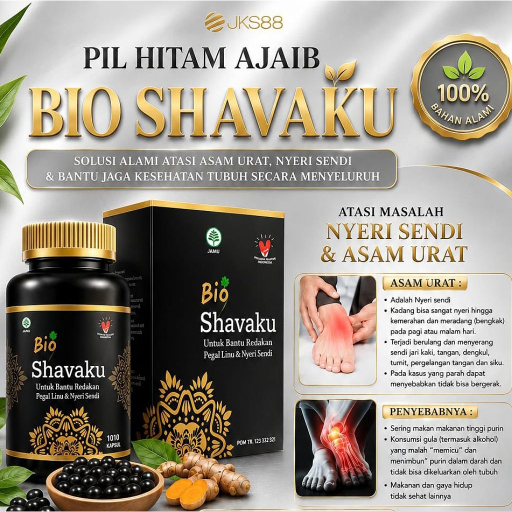 PROMO: BIO SHAVAKU 1 BOTOL 30 PIL HITAM AJAIB GANTI BIO SHAFA JKS88 100% original