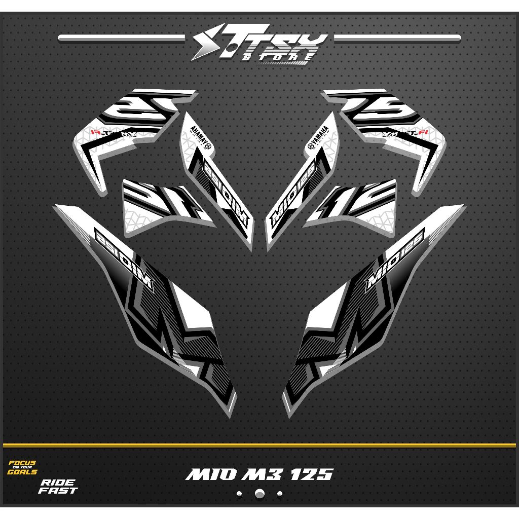 STRIPING STIKER MIO M3 125/STIKER MIO Z/MIO M3 125