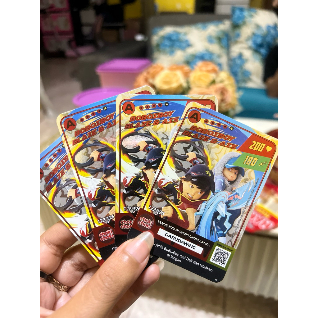 Kartu Hologram Boboiboy - Mecha Gentar AR