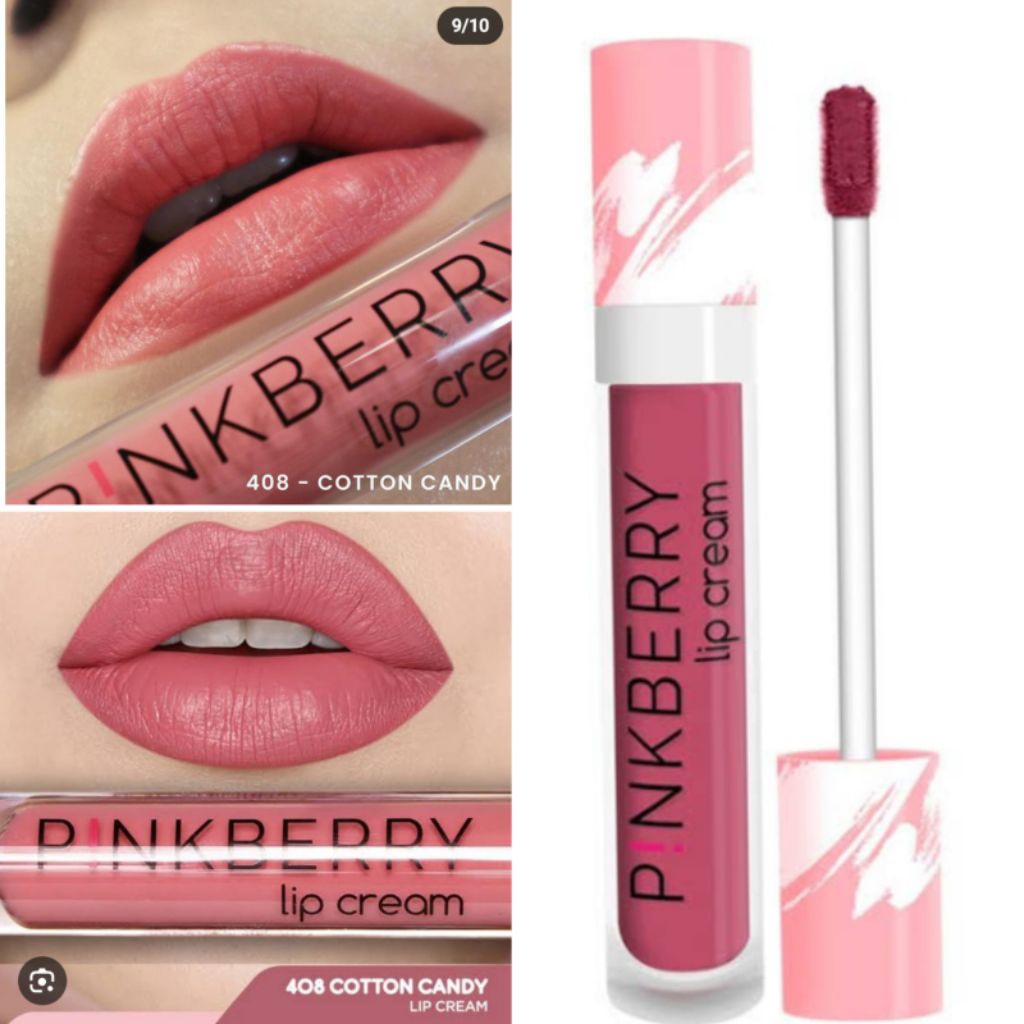 Lipstick Pinkberry Lip Cream 408 Cotton Candy