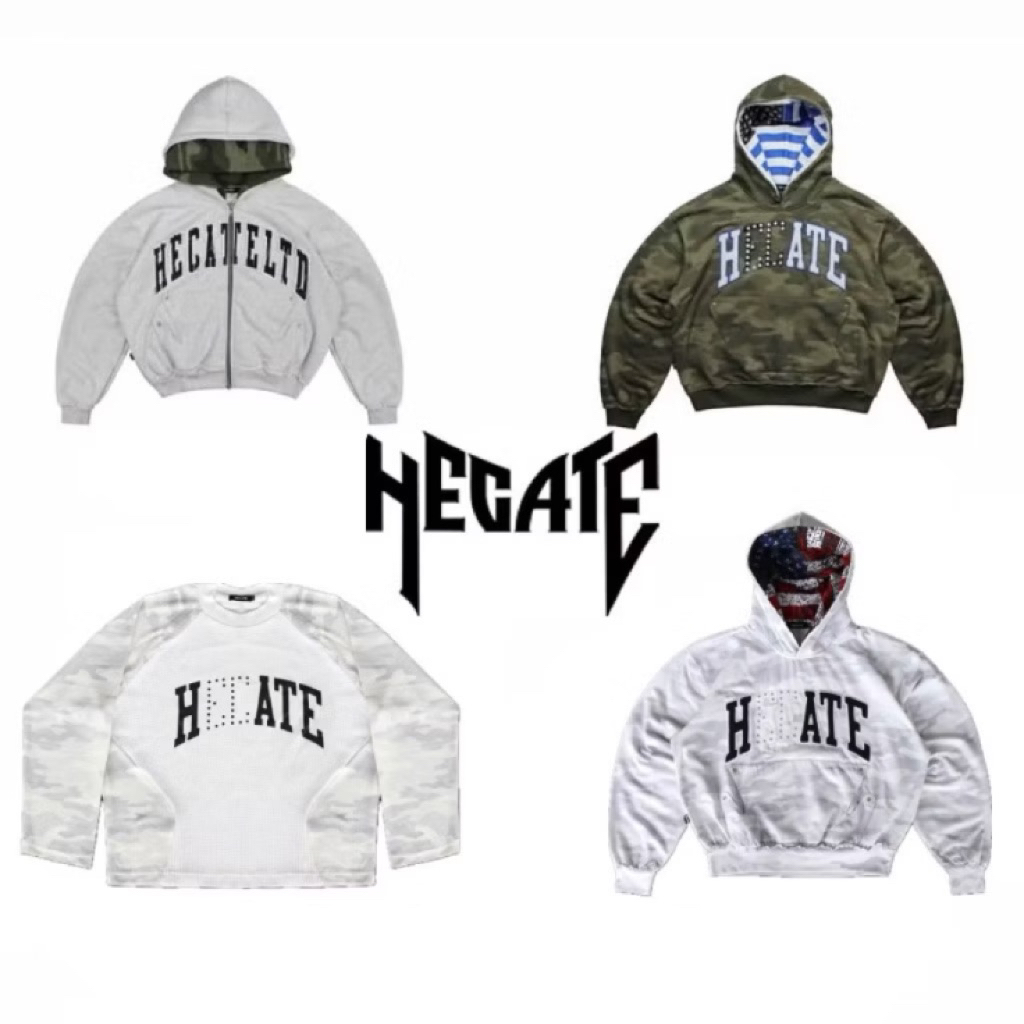 (TERMURAH ORIGINAL 100%) HECATE HOODIE CAMO SERIES | BOXY HOODIE HECATE CAMO SERIES | BOXY ZIP HOODI