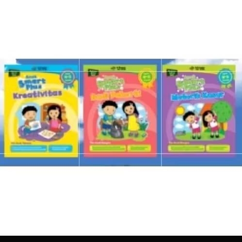 Buku Anak TK Paud Smart Plus Usia 4 - 5 Tahun Erlangga for Kids