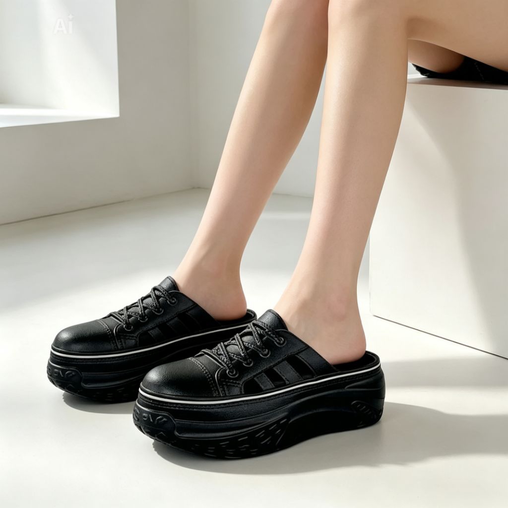 Yitai Sandal Baim Wanita Dewasa Sepatu Wedges Sandal Jelly Cewek Korea Sandal Fuji Wanita Tinggi Kar