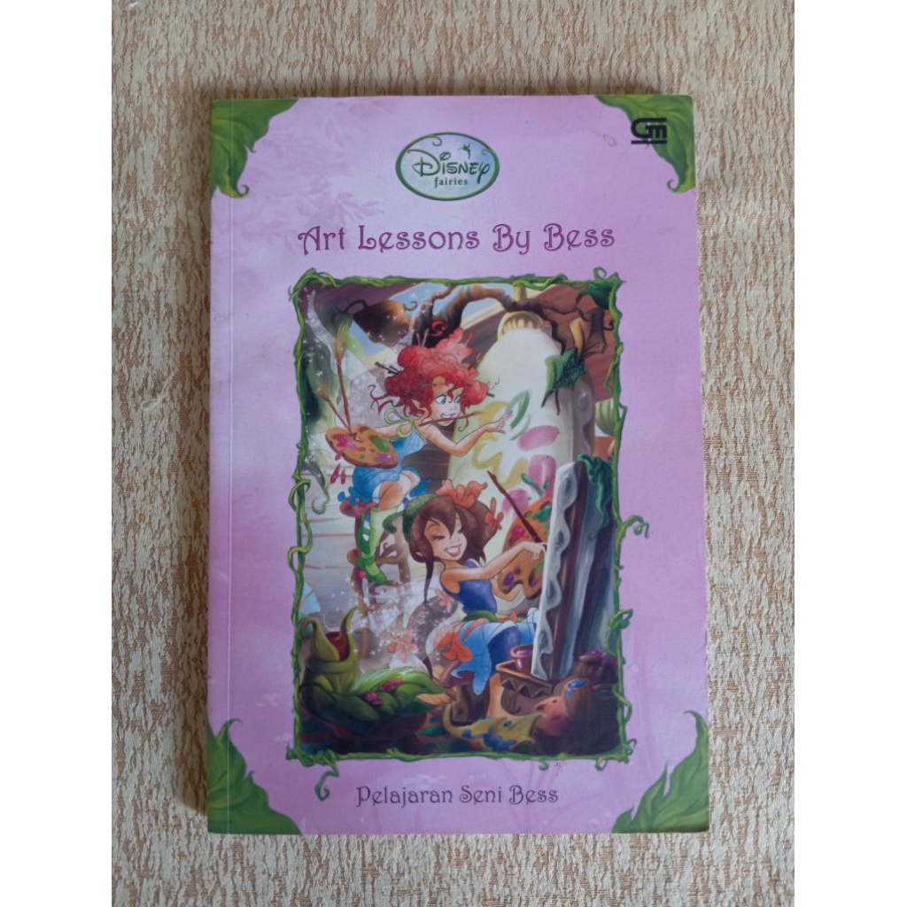 Buku Disney Fairies Art Lessons by Bess (Pelajaran Seni Bess)