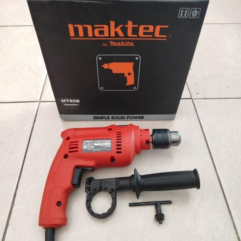 MAKTEC Mesin Bor Impact MT80B - Bor Tembok Beton Listrik Maktec 13mm