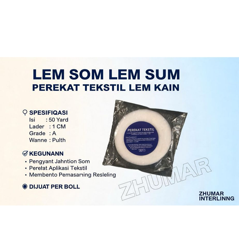 Perekat Tekstil Lem Kain Lem Som Lem Sum  Perekat TEKSTILE TMURAH