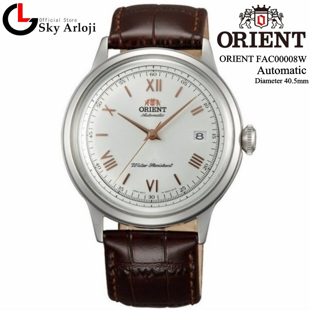 ORIENT FAC00008W Bambino Jam Tangan Pria Automatic Leather