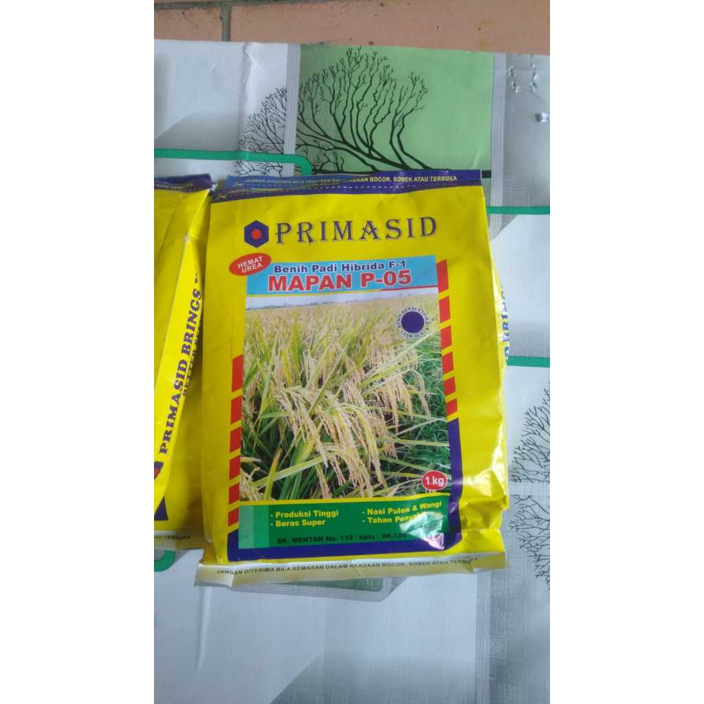Benih Padi Hibrida 1kg, ,Bibit Padi Mapan p05 Primasid Mapan 0-5