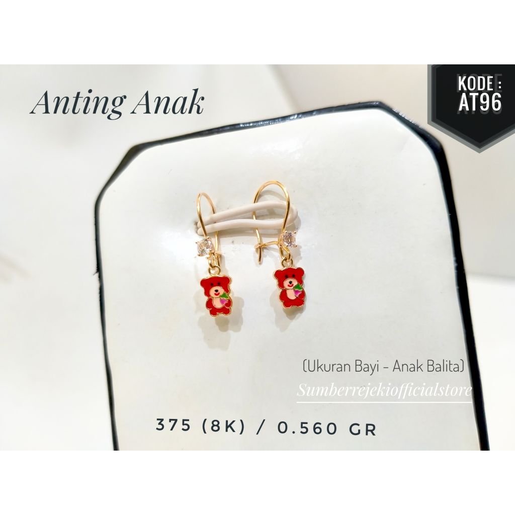 Xn7* anting / anting anak ukuran bayi balita anak SD / anak anak 375 / anting anak 8k /anting anak e
