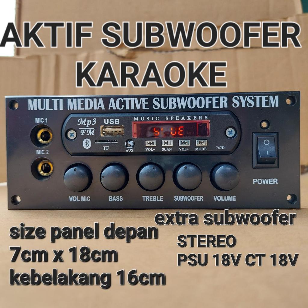 KIT SPEAKER AKTIF STEREO BUILT IN SUBWOOFER DMS-1500 DMS1500 PLATINUM