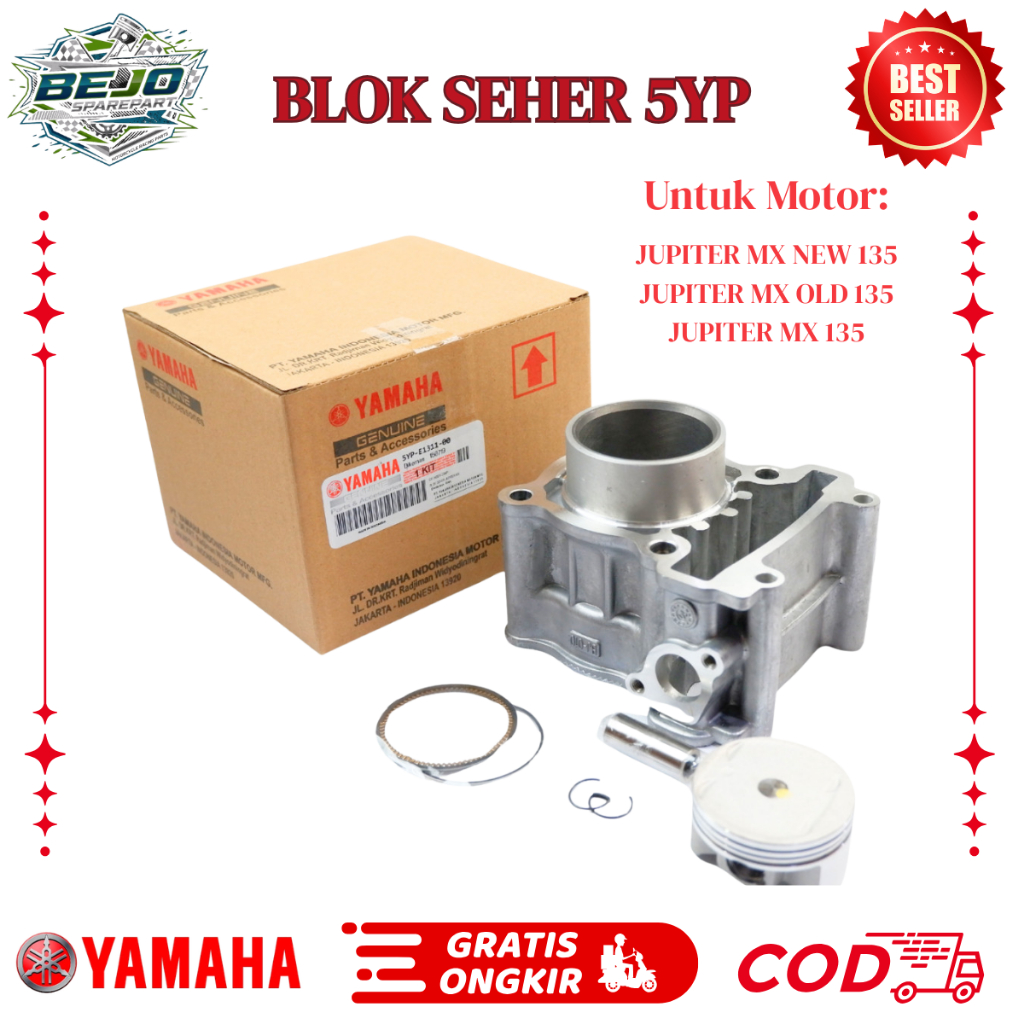 Blok Seher Yamaha jupiter mx 135 new/old - blok jupiter mx 5YP - 5OC Original