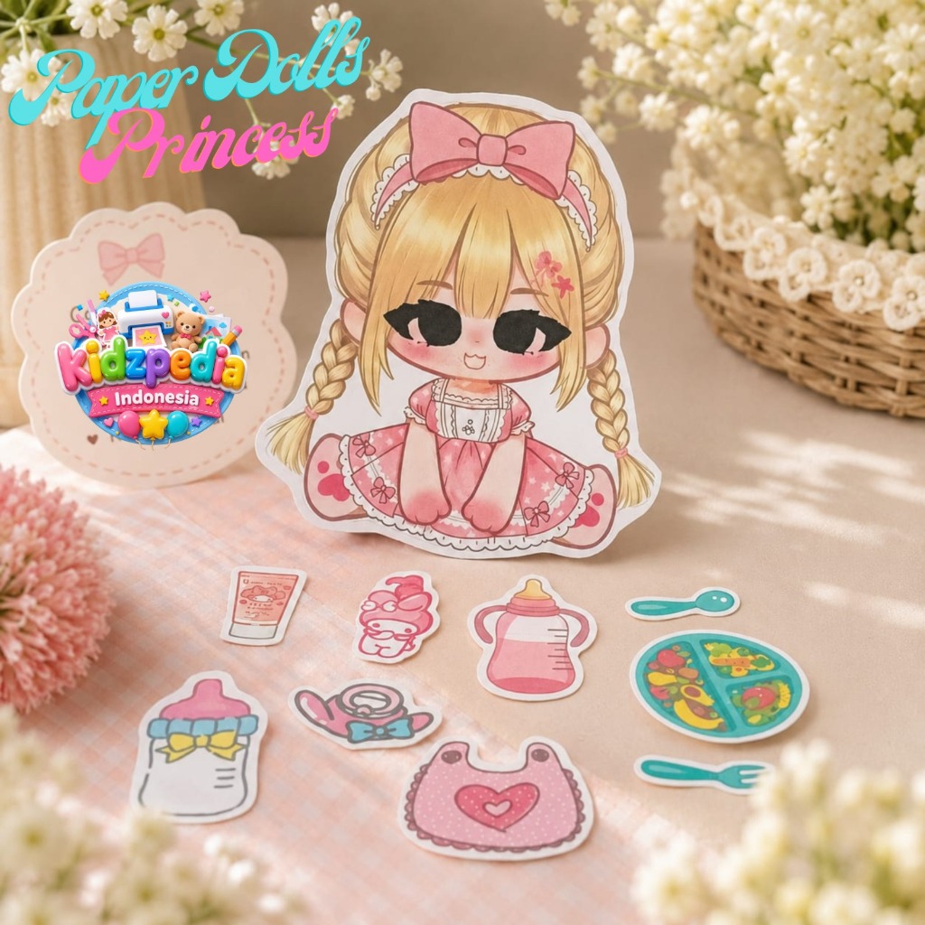Paper Dolls Mainan Anak Perempuan