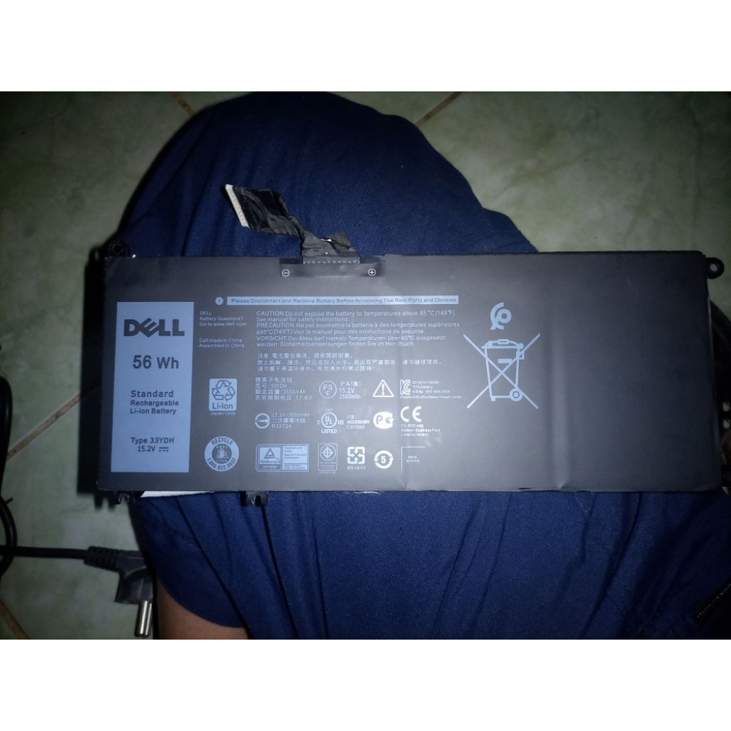 Batre laptol dell g3 15 copotan ori