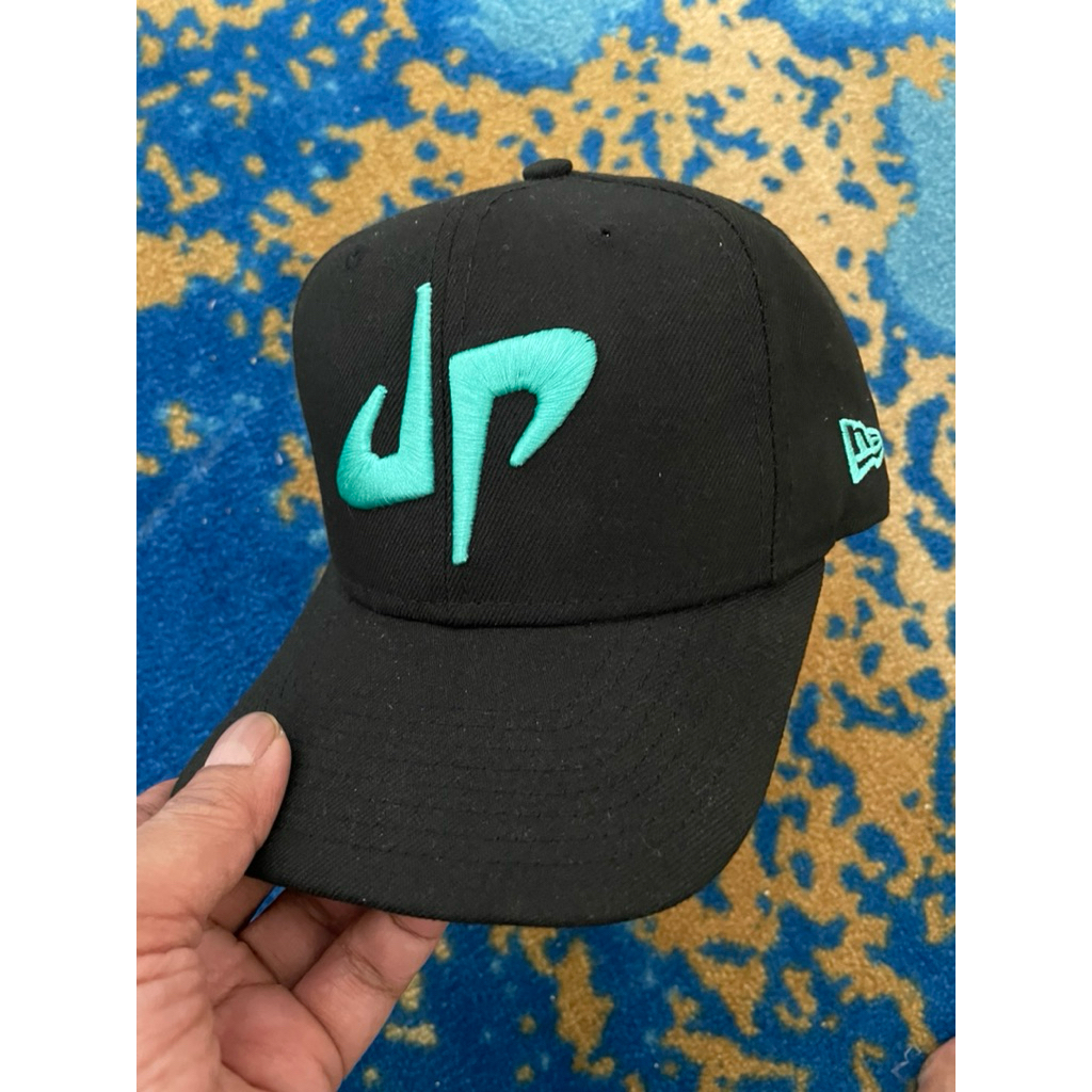 Topi DP Dude Perfect New Era 9Fifty Snapback Black Out Hat Original Fit OSFM Preloved.