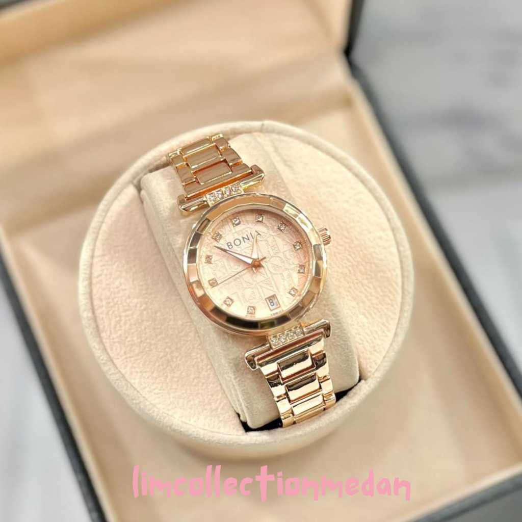 Jam Tangan Wanita Bonia Tanggal Aktif FREE BOX
