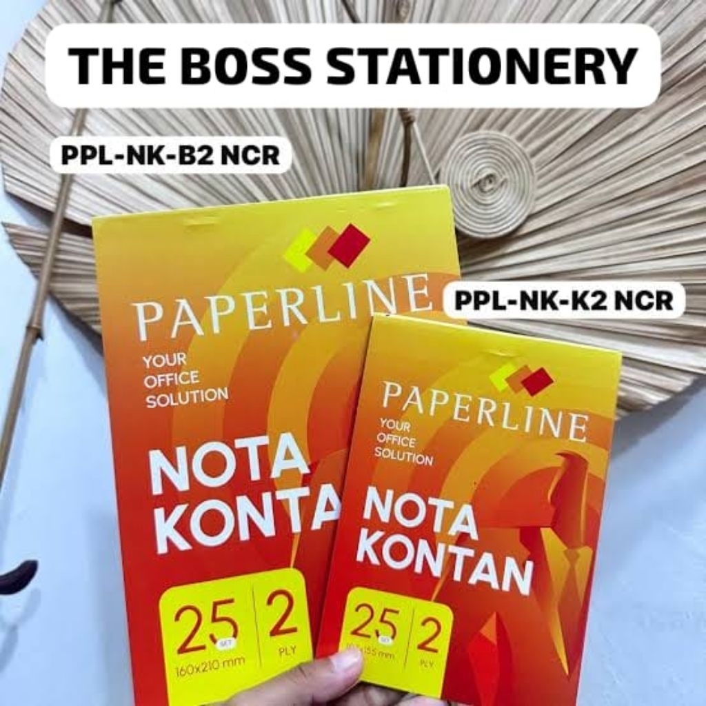 [PAK 10 BK] NOTA 2 PLY BESAR PAPERLINE / NOTA B2 / NOTA BESAR 2 RANGKAP / NOTA 2 PLY / NOTA 2 RANGKA