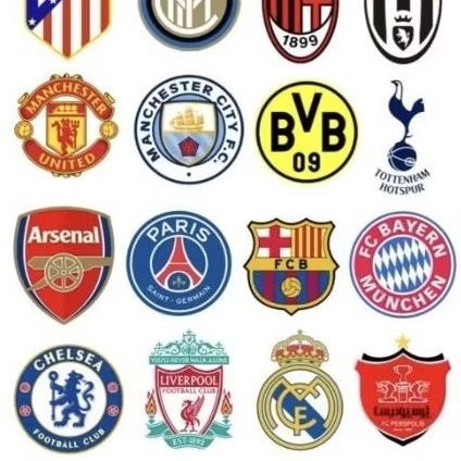 Patch Bordir Logo Klub Sepak Bola