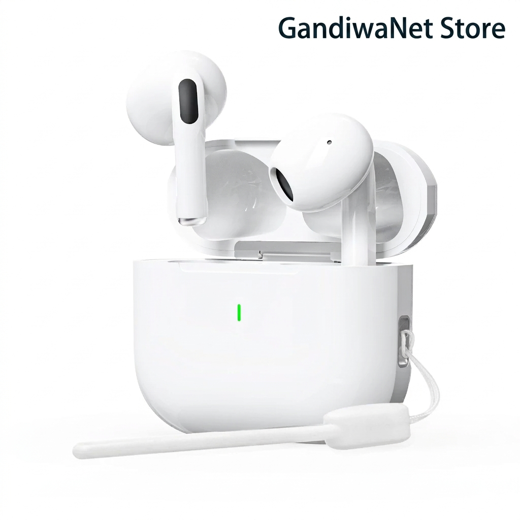 Goojodoq J201 Earphone bluetooth TWS-A6 pro Earphone Nirkabel Headset Bluetooth 5.3 earphones BT Han