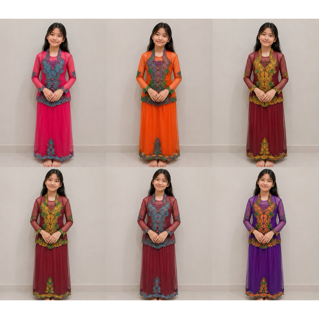 Kebaya Anak / Kebaya barbie anak / Kebaya anak / gamis kebaya anak