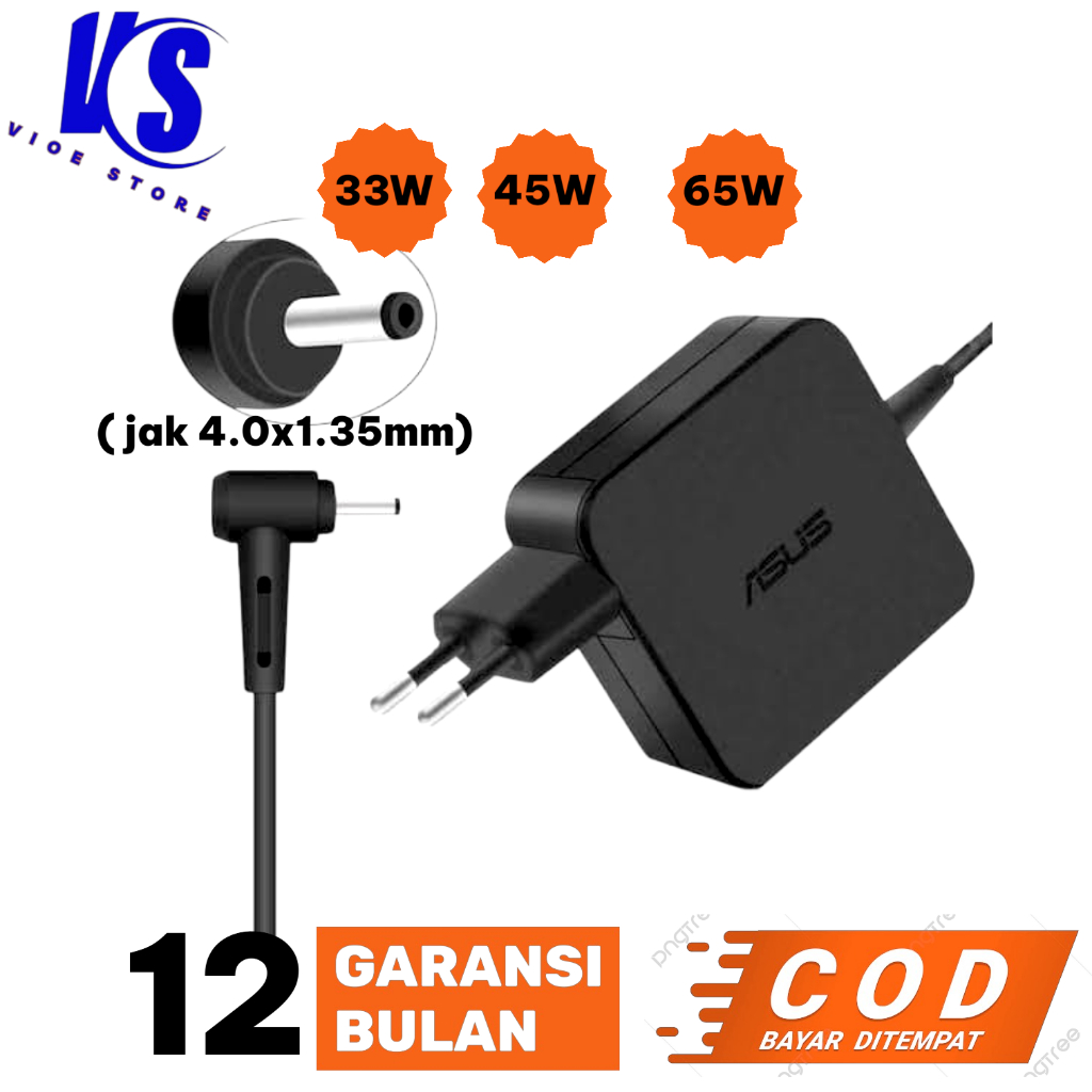 ADAPTOR/Charger OEM ASUS 19V 1,75A For Asus X201E KX009H KX022H S200
