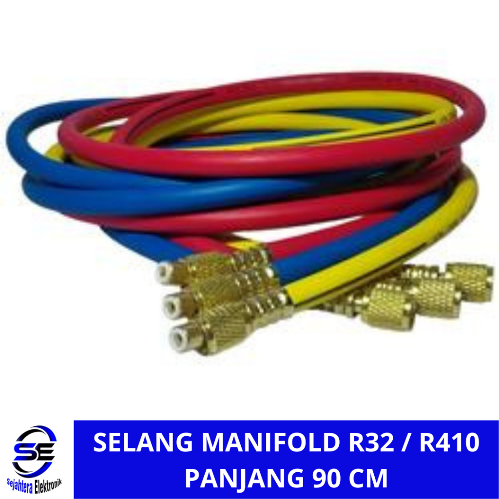 Selang Manifold STARMEC R32 / R410 Panjang 90 cm Manipol - SEJAHTERA ELEKTRONIK