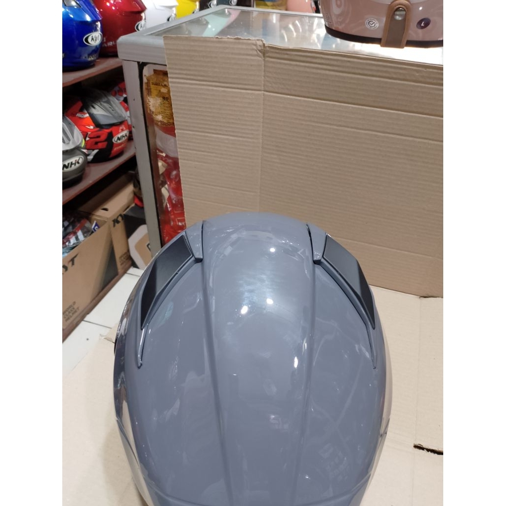 HELM GRAY GLOSSY J5/J9 ACN MLA XYZ HELM DEWASA