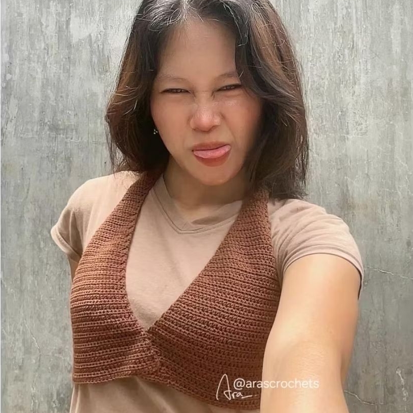Ara's Crochet Bikini Top | Rajut | Handmade