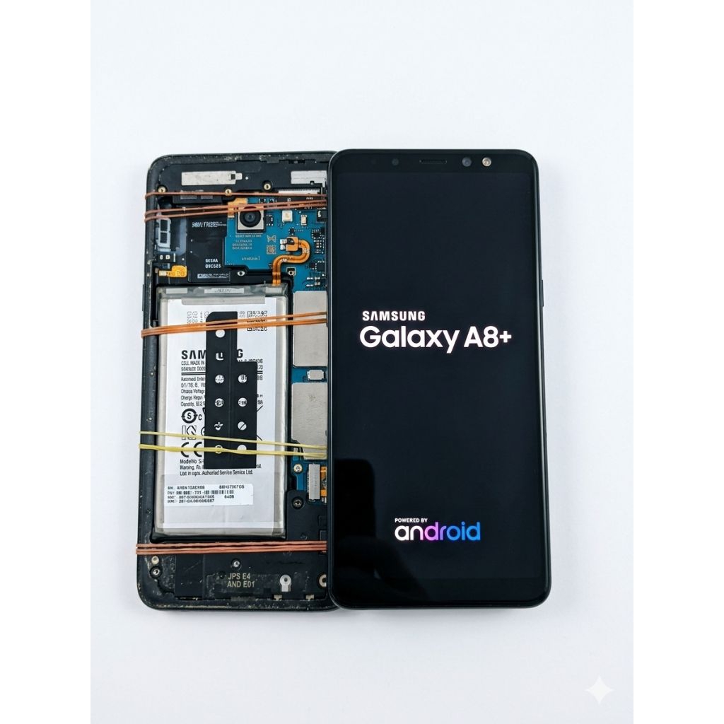 lcd Samsung a8+ oled cabutan ori