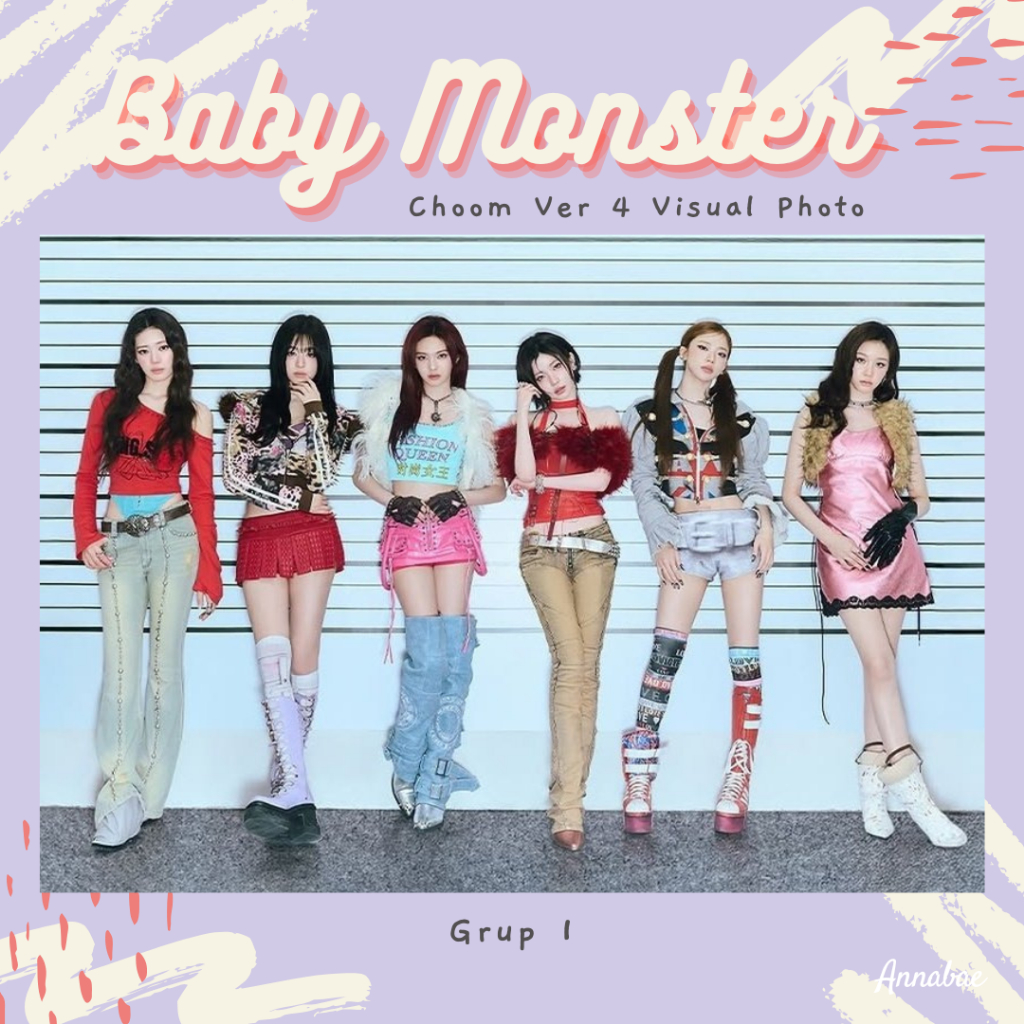 Poster Babymonster Choom Ver 4 Visual Photo