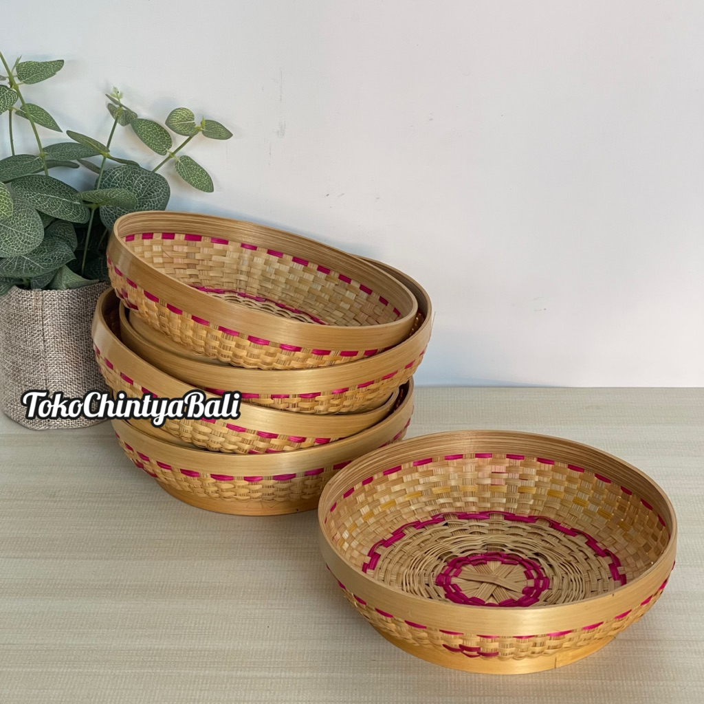 Kepe Tamas Sodan Bambu 18cm isi 5 biji Coklat Elegan Polos Kokoh dan Kuat