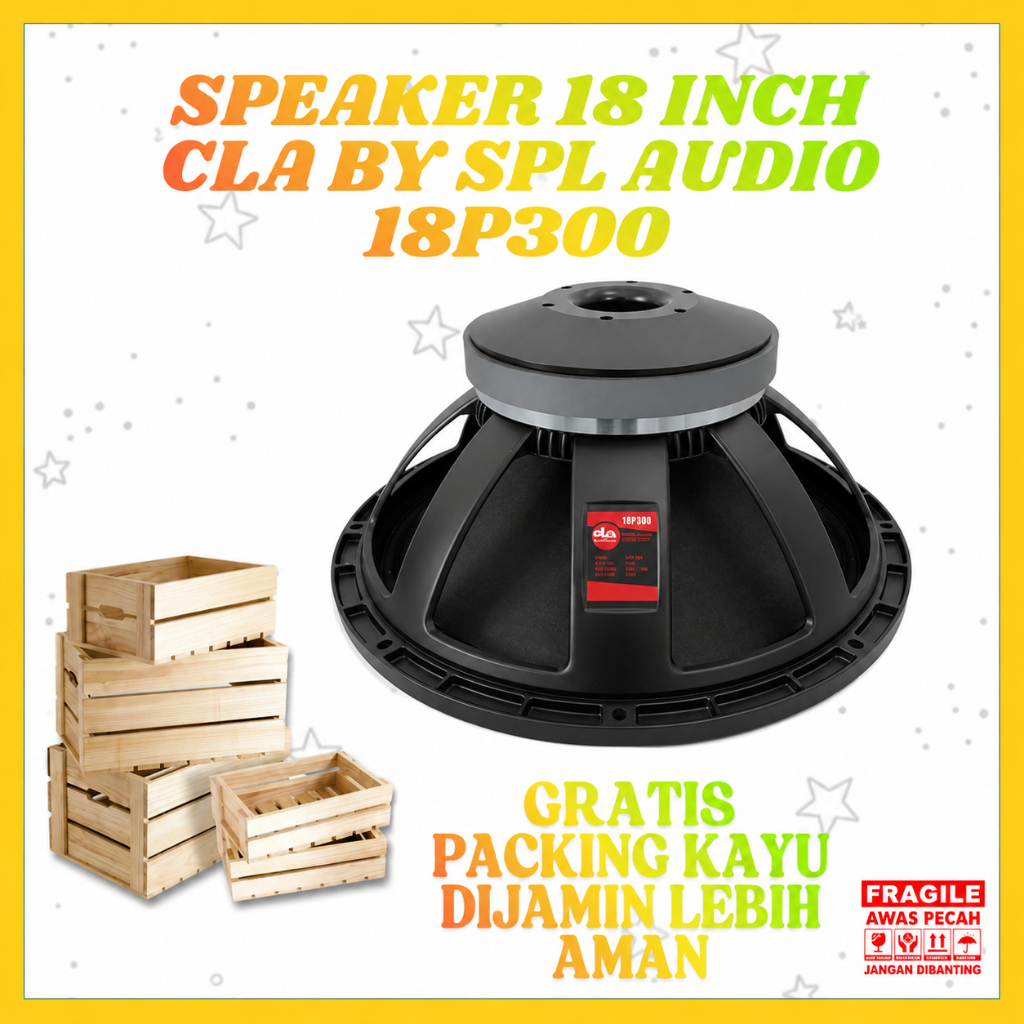 Speaker 18 Inch CLA By SPL Audio 18P300
