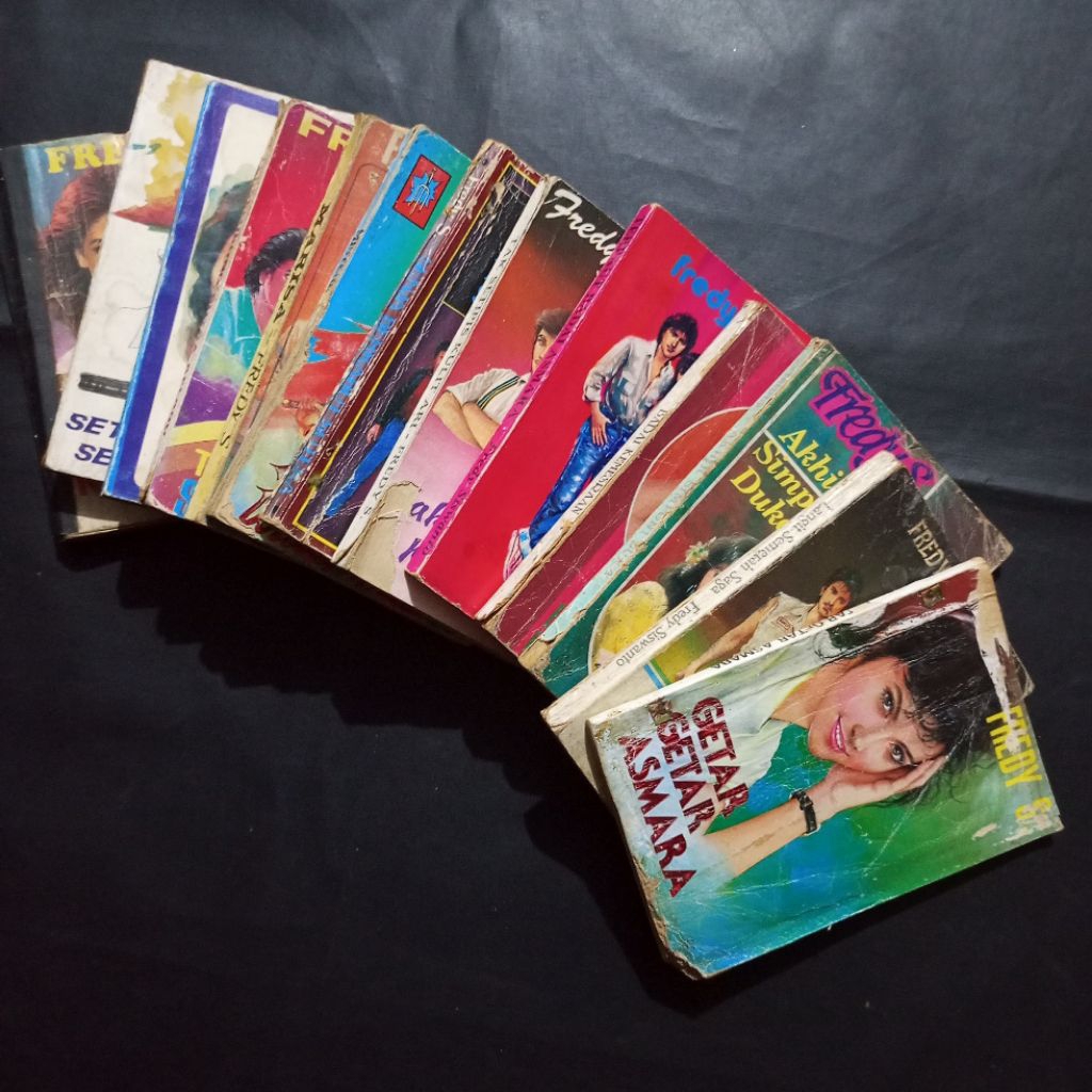 Novel Fredy S. Koleksi Vintage Indonesia - Seri Romance Drama Asmara Pulp Fiction Melodrama Remaja D