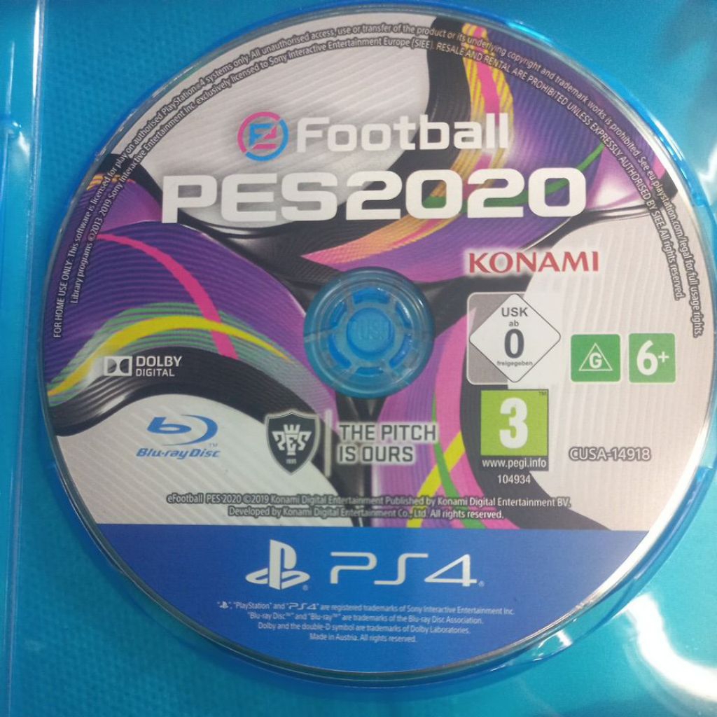 Bd PES 2020 ps4