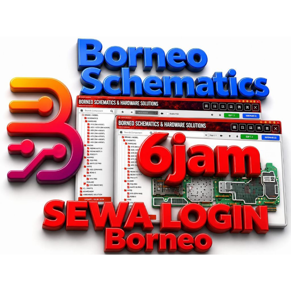 Sewa Borneo Schematics 6 Jam Termurah
