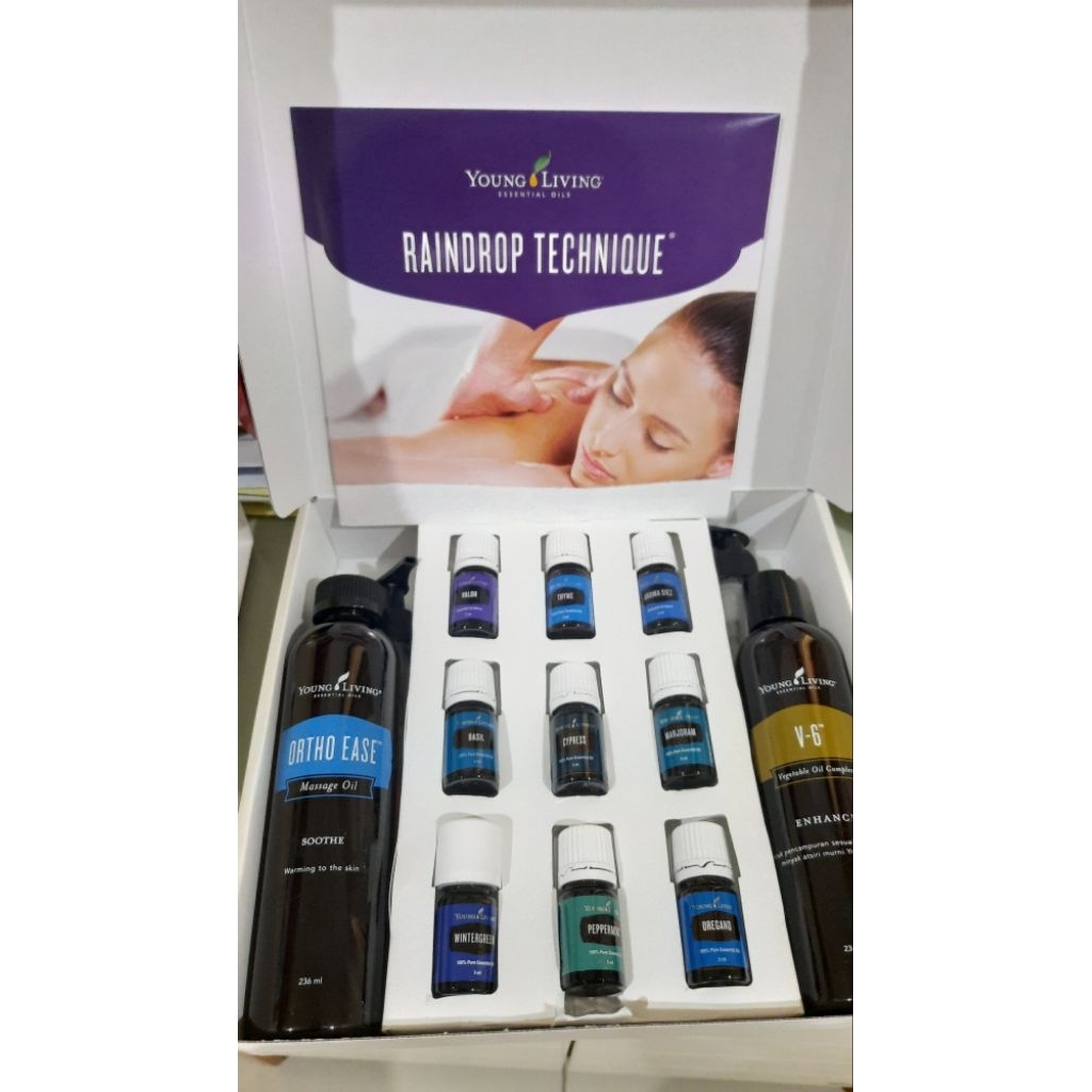 paket raindrop technique RDT komplit 9 oil + v6 +ortho ease