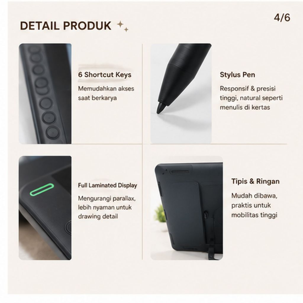 Huion Kamvas 13 (GS-1331) Pen Tablet Display